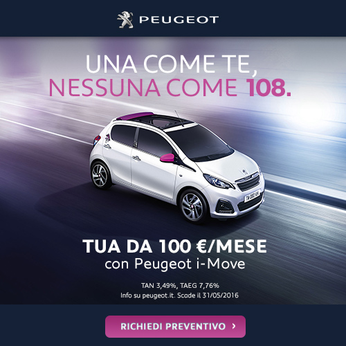 Peugeot 108: richiedi un preventivo